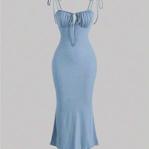 Blue Midi Dress